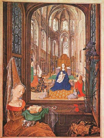 unknow artist Mary of Burgundy's Book of Hours Germany oil painting art